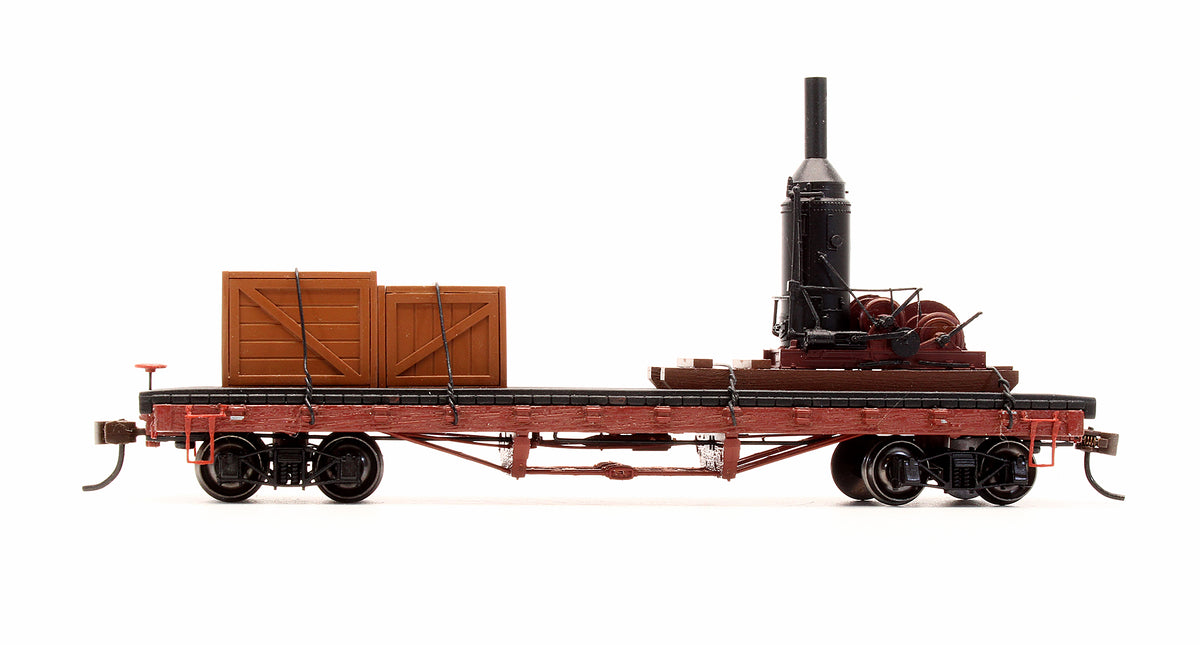 Pre-Owned 18301 Log Skidder (Non Operating) On 40' Log Car