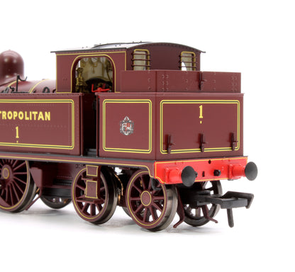 Metropolitan Railway E Class No. 1 0-4-4T - 2013-2020 Condition - Steam Tank Locomotive - DCC Sound Fitted