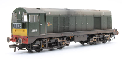 Pre-Owned Class 20/0 Headcode Box D8133 BR Green (Small Yellow Panels) Diesel Locomotive - DCC Sound - Custom Weathered