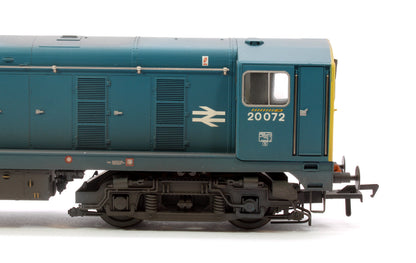35-356 Pre-Owned Class 20/0 Disc Headcode 20072 BR Blue Diesel Locomotive - Weathered
