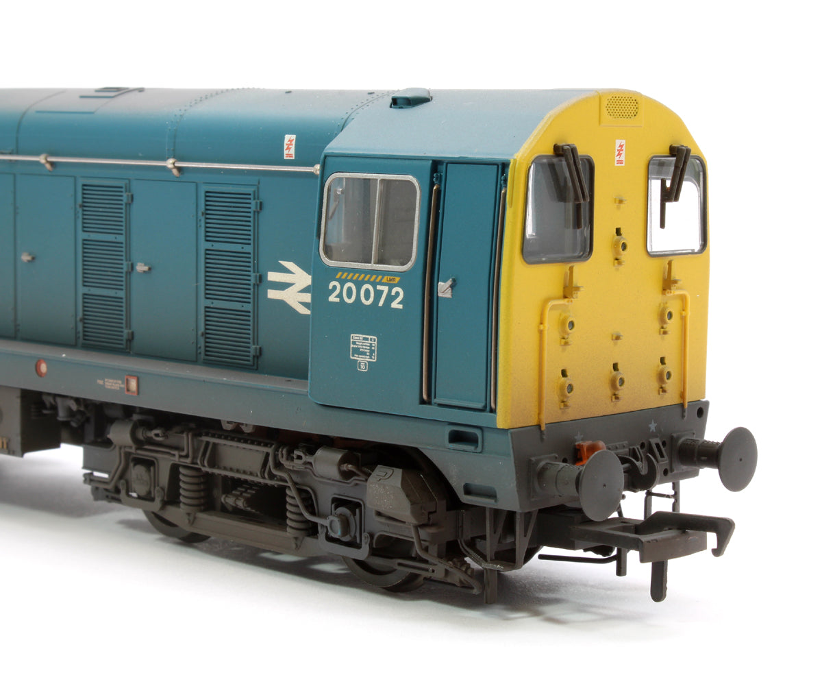 Class 20/0 Disc Headcode 20072 BR Blue Diesel Locomotive - Weathered