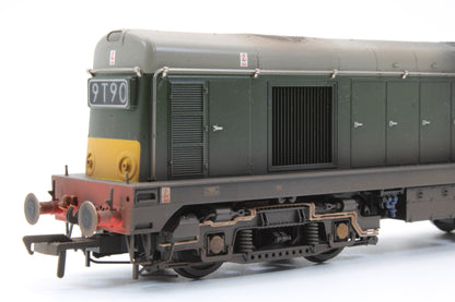 Pre-Owned Class 20/0 Headcode Box D8133 BR Green (Small Yellow Panels) Diesel Locomotive - DCC Sound - Custom Weathered