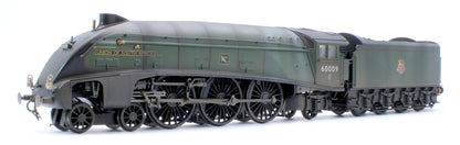 Pre-Owned Black Label Class A4 Union of South Africa BR Green (Early Crest) Unvalanced 4-6-2 No.60009 Steam Locomotive - DCC Sound & Smoke - Custom Weathered