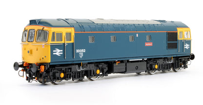 Pre-Owned 3466 Class 33 BR blue 33052 Ashford Diesel Locomotive