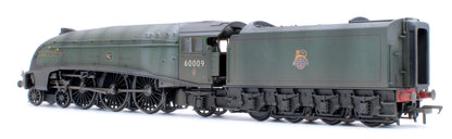Pre-Owned Black Label Class A4 Union of South Africa BR Green (Early Crest) Unvalanced 4-6-2 No.60009 Steam Locomotive - DCC Sound & Smoke - Custom Weathered