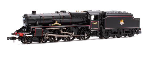 LMS 5MT 'Black 5' 45407 'The Lancashire Fusilier' BR Lined Black (Early Emblem)