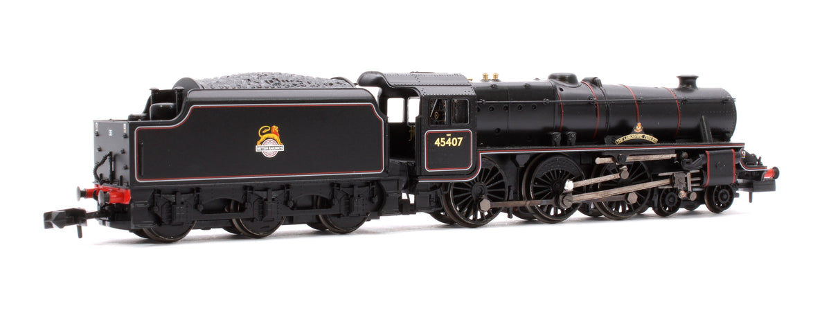 Pre-Owned LMS 5MT 'Black 5' 45407 'The Lancashire Fusilier' BR Lined Black (Early Emblem) - DCC Fitted