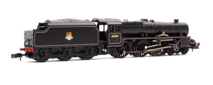 LMS 5MT 'Black 5' 45407 'The Lancashire Fusilier' BR Lined Black (Early Emblem)