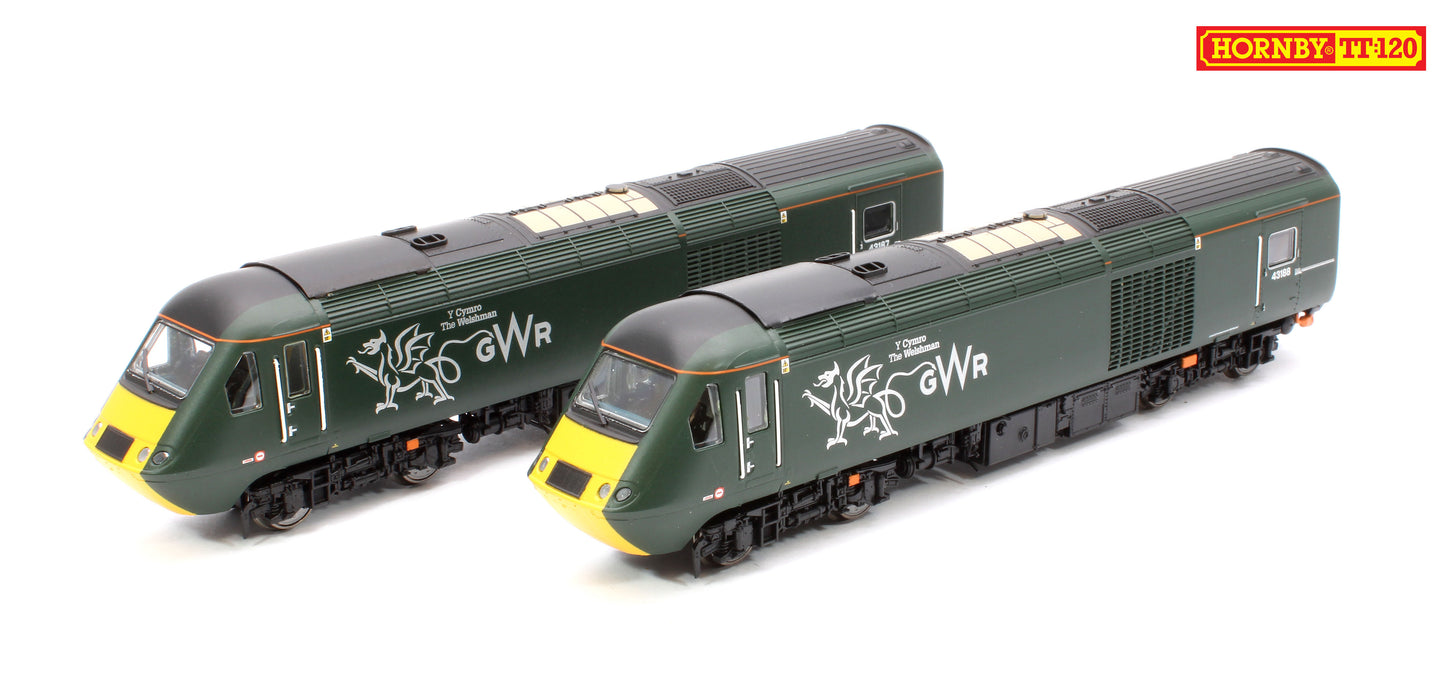 Set of 4 GWR TT:120 Class 43 HST & Mk3 Coaches