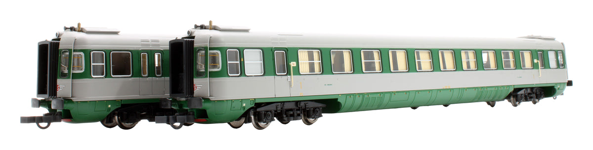 Pre-Owned HR4153 Italian State Railways ALe 601 2-Car Passenger Coach Set