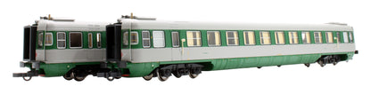 Pre-Owned HR4153 Italian State Railways ALe 601 2-Car Passenger Coach Set