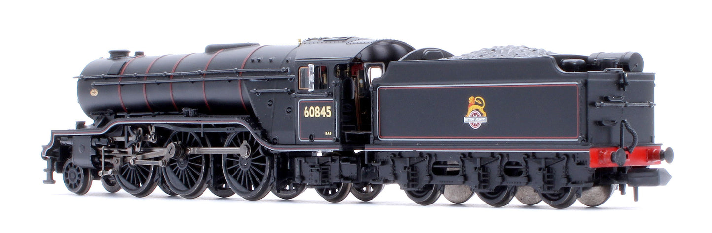 LNER V2 60845 BR Lined Black (Early Emblem) Steam Locomotive - DCC Sound
