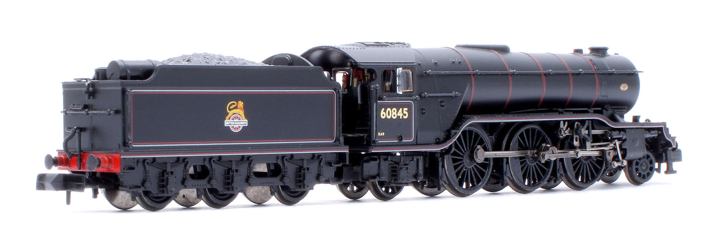 LNER V2 60845 BR Lined Black (Early Emblem) Steam Locomotive - DCC Sound
