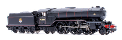 LNER V2 60845 BR Lined Black (Early Emblem) Steam Locomotive - DCC Sound