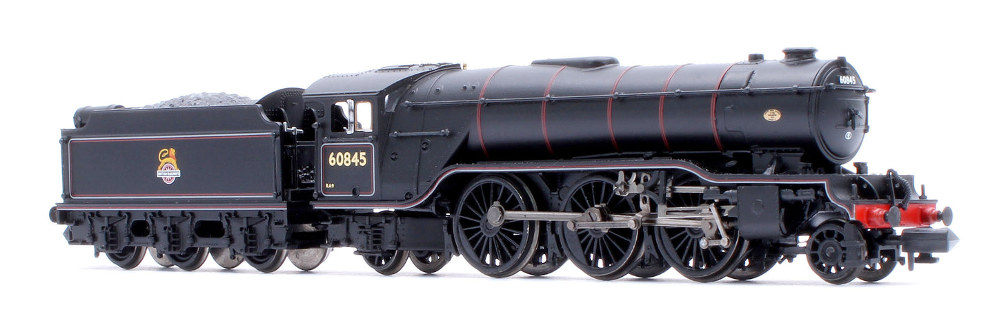 LNER V2 60845 BR Lined Black (Early Emblem) Steam Locomotive