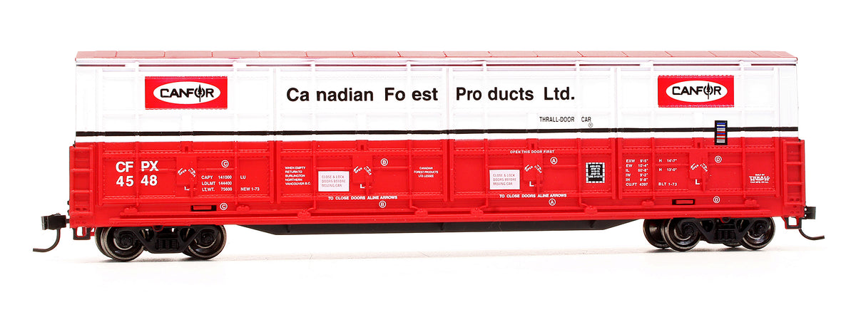 Pre-Owned 89048 60' Thrall Door Box Car Canfor - Road -#4548