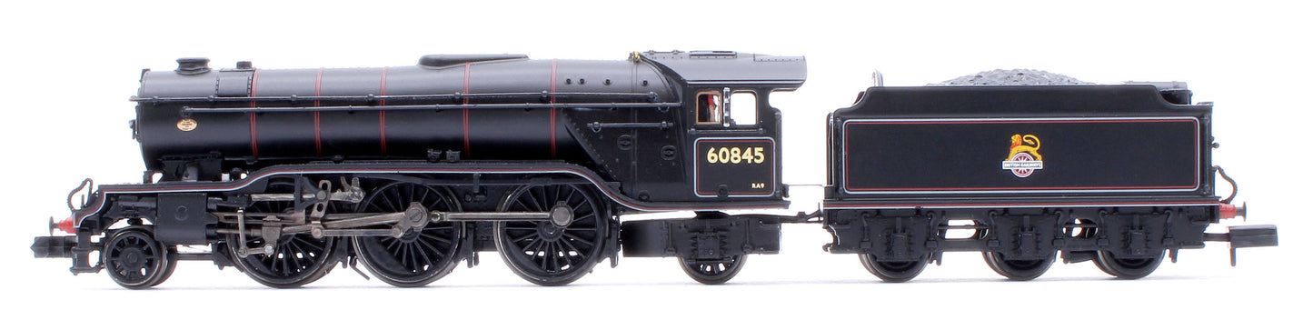 LNER V2 60845 BR Lined Black (Early Emblem) Steam Locomotive
