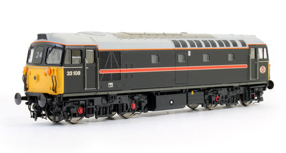 3350 Pre-Owned Class 33/1 Fragonset black 33108 Diesel Locomotive (With Headlights)