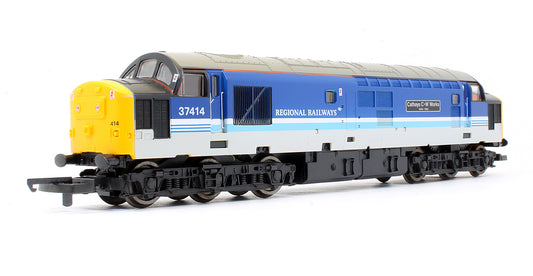 Pre-Owned Regional Railways Class 37414 'Cathays C&W Works' Diesel Locomotive (Limited Edition)