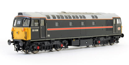 3350 Pre-Owned Class 33/1 Fragonset black 33108 Diesel Locomotive (With Headlights)