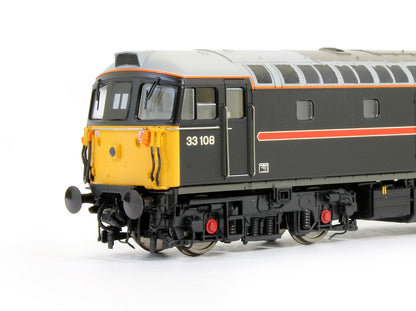 3350 Pre-Owned Class 33/1 Fragonset black 33108 Diesel Locomotive (With Headlights)