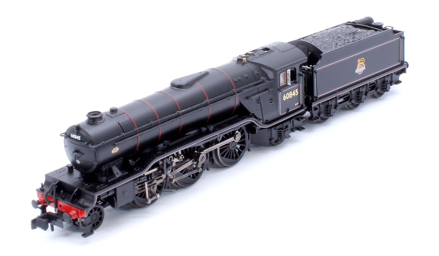 LNER V2 60845 BR Lined Black (Early Emblem) Steam Locomotive - DCC Sound