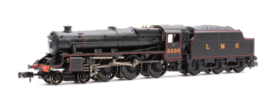 LMS 5MT 'Black 5' with Riveted Tender 5000 LMS Lined Black