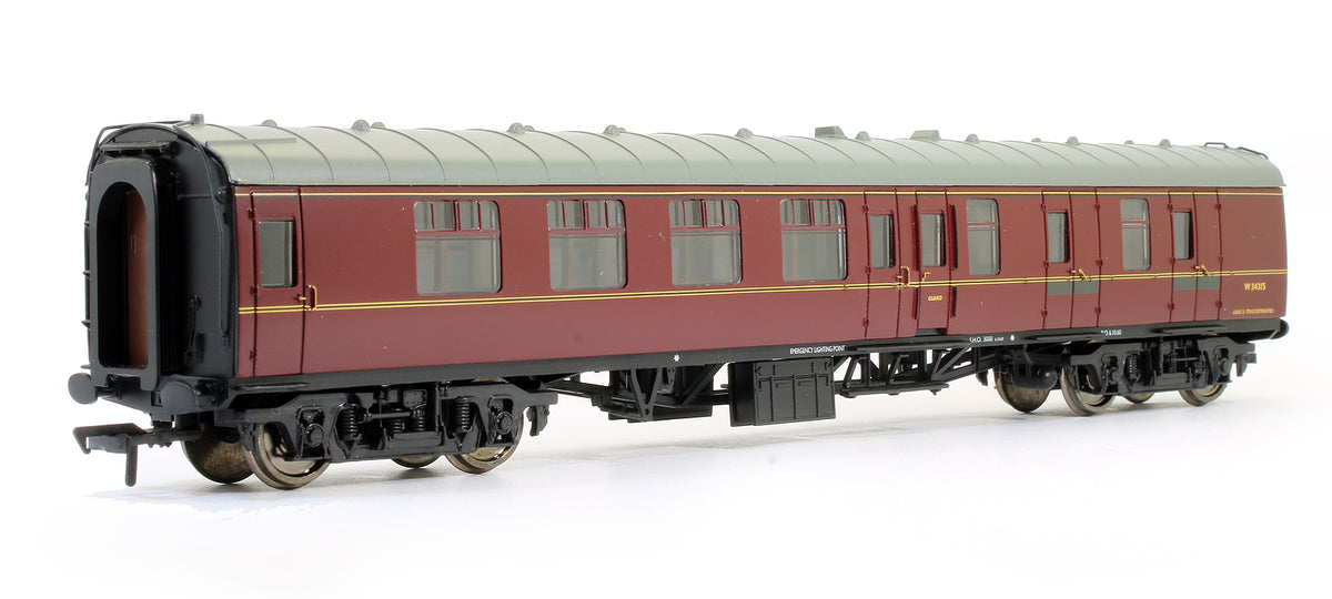 Bachmann 39 076f Po Pre Owned Br Mk1 Bsk Brake Second Corridor Maroon Coach Rails Of Sheffield 