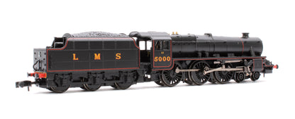 LMS 5MT 'Black 5' with Riveted Tender 5000 LMS Lined Black