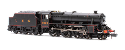 LMS 5MT 'Black 5' with Riveted Tender 5000 LMS Lined Black