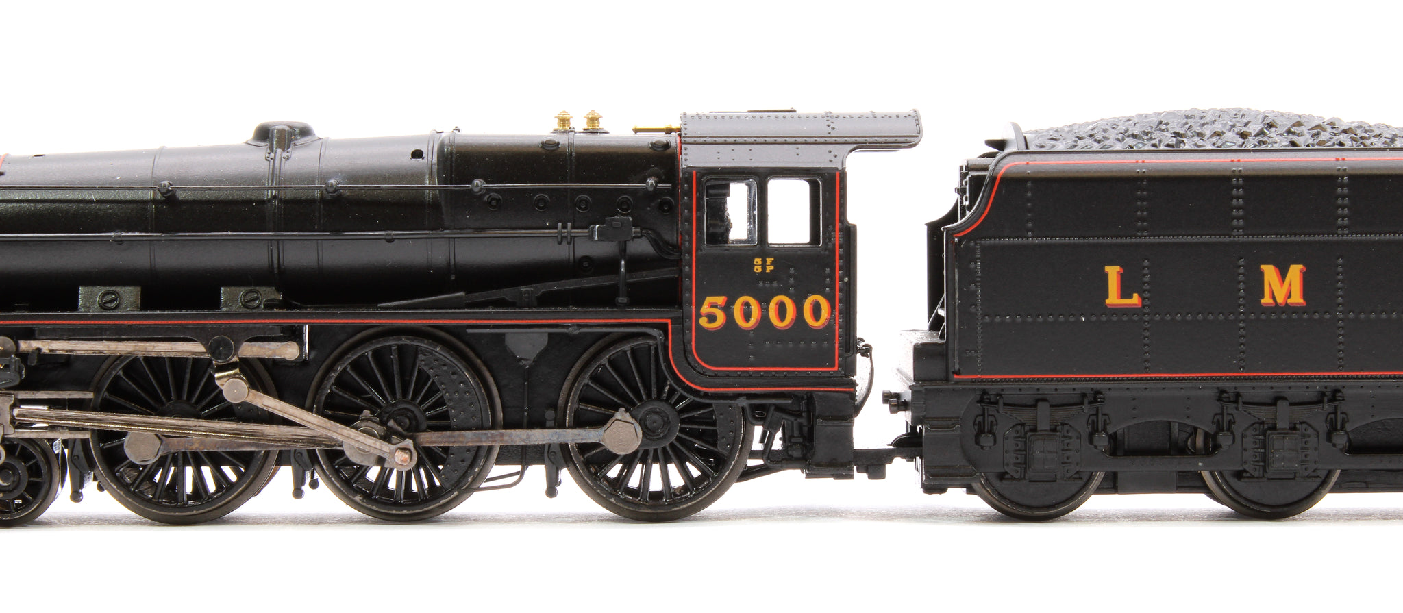 Graham Farish 372-135A LMS 5MT 'Black 5' with Riveted Tender 5000 LMS ...