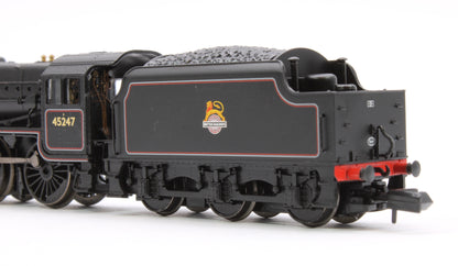 LMS 5MT 'Black 5' with Welded Tender 45247 BR Lined Black (Early Emblem)