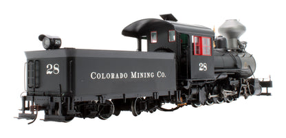 Pre-Owned Spectrum 25962 On30 2-8-0 Colorado Mining Co. steam loco - DCC
