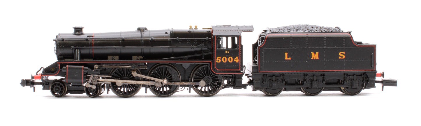 LMS 5MT 'Black 5' with Riveted Tender 5004 LMS Lined Black