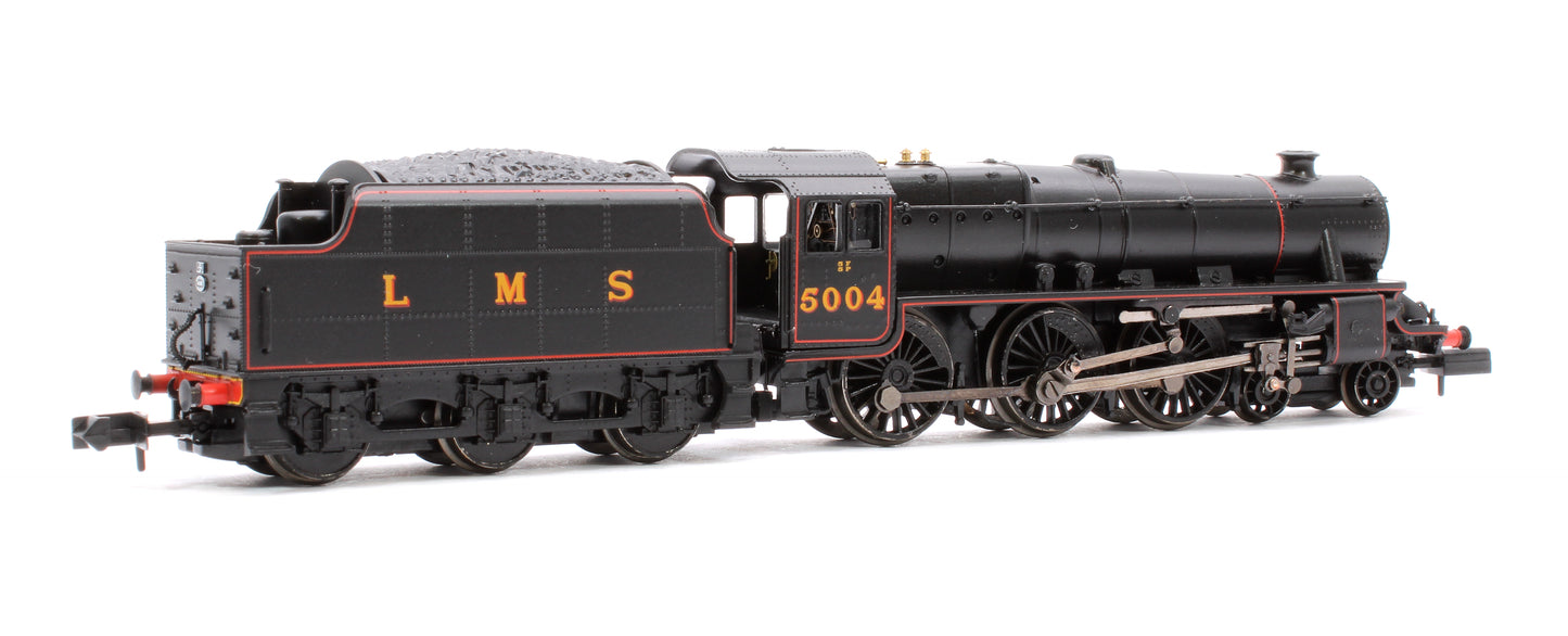 LMS 5MT 'Black 5' with Riveted Tender 5004 LMS Lined Black