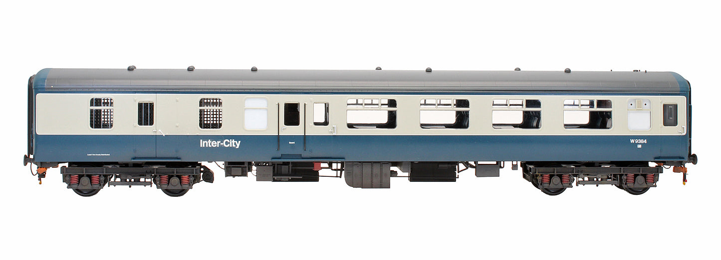 Pre-Owned BR Blue/Grey Mk2 Brake Second Open (BSO) 'W9384' - Custom Weathered