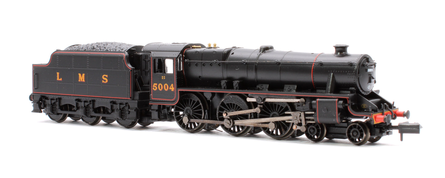 LMS 5MT 'Black 5' with Riveted Tender 5004 LMS Lined Black