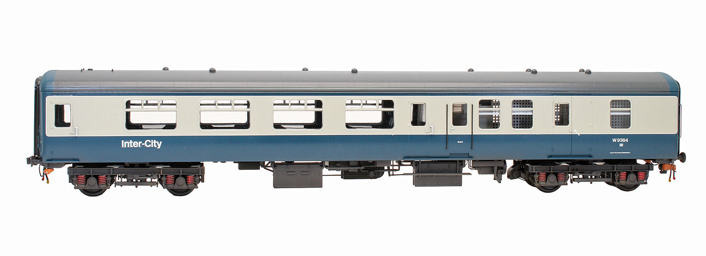 Pre-Owned BR Blue/Grey Mk2 Brake Second Open (BSO) 'W9384' - Custom Weathered