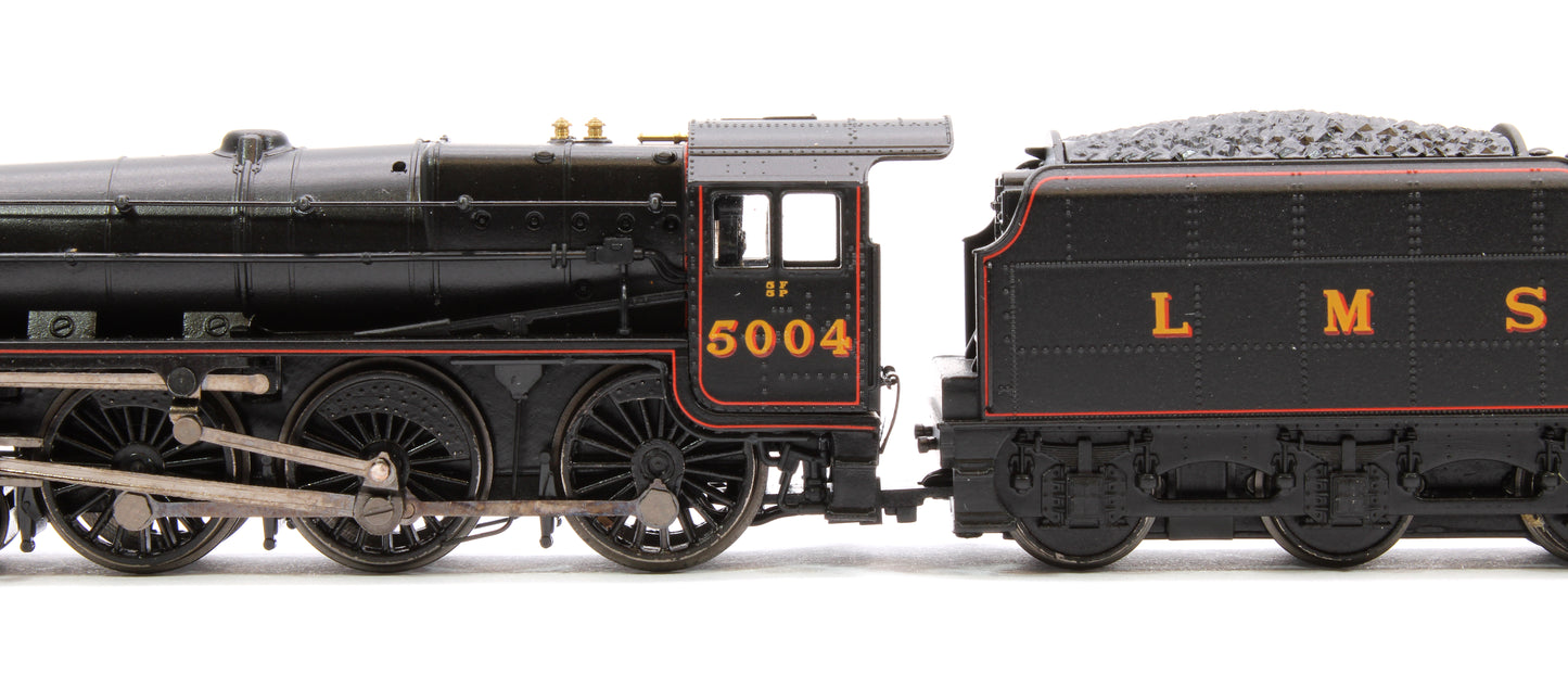 LMS 5MT 'Black 5' with Riveted Tender 5004 LMS Lined Black