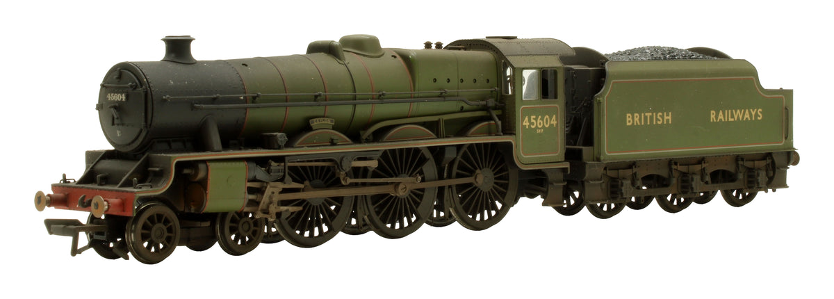 Pre-Owned LMS 5XP 'Jubilee' 45604 'Ceylon' BR Experimental Green Steam Locomotive - Custom Weathered