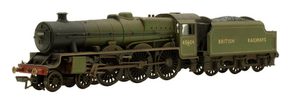 Pre-Owned LMS 5XP 'Jubilee' 45604 'Ceylon' BR Experimental Green Steam Locomotive - Custom Weathered