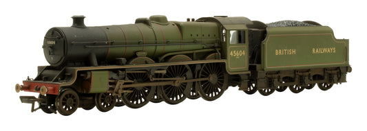 Pre-Owned LMS 5XP 'Jubilee' 45604 'Ceylon' BR Experimental Green Steam Locomotive - Custom Weathered