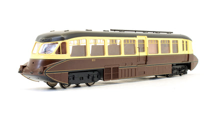 Pre-Owned Streamlined Railcar BR Lined Chocolate/Cream Diesel Locomotive No.W11 - DCC Fitted