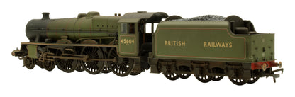 Pre-Owned LMS 5XP 'Jubilee' 45604 'Ceylon' BR Experimental Green Steam Locomotive - Custom Weathered