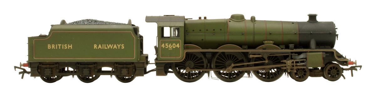 Pre-Owned LMS 5XP 'Jubilee' 45604 'Ceylon' BR Experimental Green Steam Locomotive - Custom Weathered