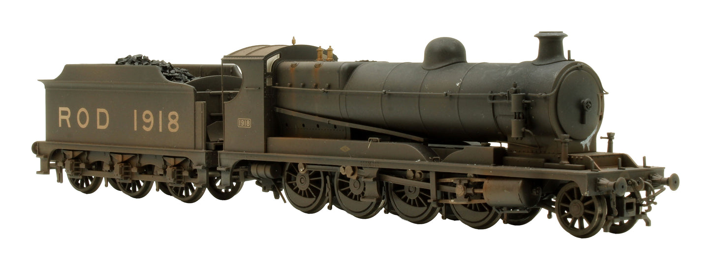 Pre-Owned 35-175 Railway Operating Division (ROD) 2-8-0 Steam Locomotive No. 1918 in War Department Black Livery - DCC Fitted - Custom Weathered