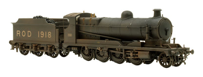 Pre-Owned 35-175 Railway Operating Division (ROD) 2-8-0 Steam Locomotive No. 1918 in War Department Black Livery - DCC Fitted - Custom Weathered