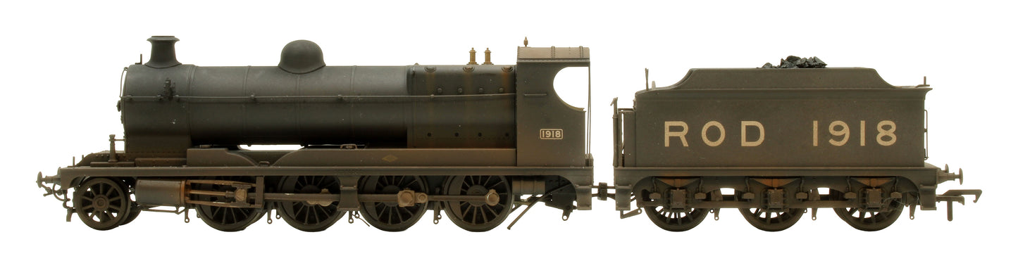 Pre-Owned 35-175 Railway Operating Division (ROD) 2-8-0 Steam Locomotive No. 1918 in War Department Black Livery - DCC Fitted - Custom Weathered