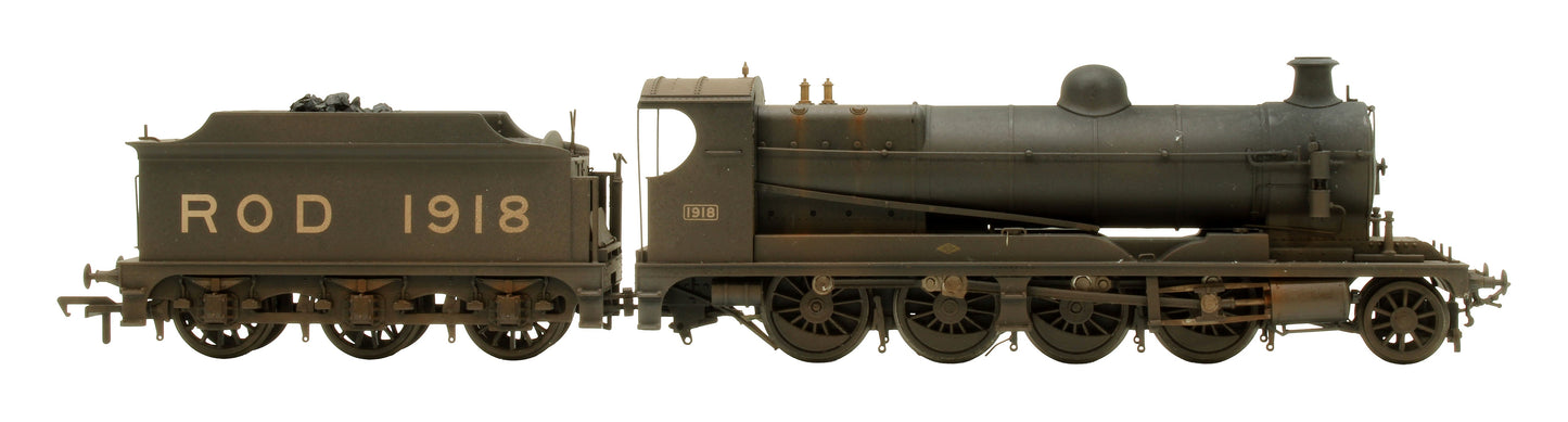 Pre-Owned 35-175 Railway Operating Division (ROD) 2-8-0 Steam Locomotive No. 1918 in War Department Black Livery - DCC Fitted - Custom Weathered