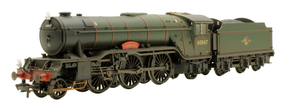 Pre-Owned LNER V2 60847 'St Peter's School' BR Lined Green (Late Crest) - DCC Sound - Custom Weathered - Detail Added